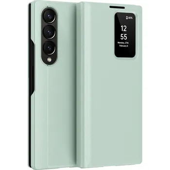 Pouzdro na mobilní telefon Techsuit SmartView Series pro Samsung Galaxy Z Fold3 5G zelený