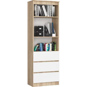 regál REGÁL R60 3SZ 2P CLP PK SONOMA / BÍLÁ