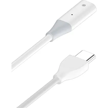 Datový kabel Nabíjecí kabel pro Apple Pencil 1 - USB-C samec na Ligtning samice - 1m - bílý