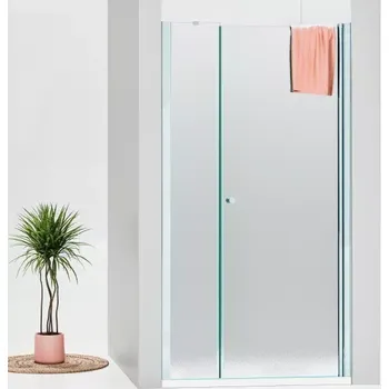 Sprchové dveře ALFA-V LINE Chrom 100 Grape Sprchové dveře jednokřídlé s pevnou stěnou v rovině (75+30)