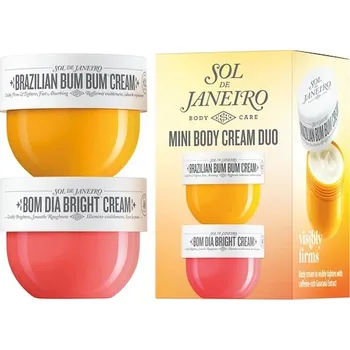 Tělový krém Sol de Janeiro - Telo Pece-o-teloMini Body Cream Duo Brazilian Bum 25 ml + Bom Dia Bright 25 ml