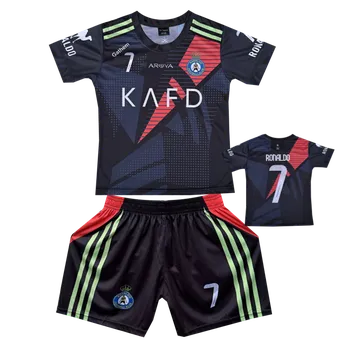 Numberoplus Dětský fotbalové dresy komplet Al Nassr FC - Cristiano Ronaldo CR7 Velikost: 16 let (vel.166-172)