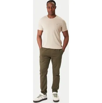 Pánské tričko Tommy Jeans T-Shirt DM0DM20363 Béžová Regular Fit XS