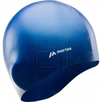 Čepice Plavecká čepice pro dospělé silikonová Martes MONOSILI tmavě modrá