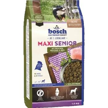 Krmivo pro psa BOSCH Maxi Senior drůbeží s rýží 1 kg