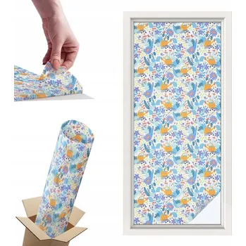 Okenní dekorace Fólie mléčná hotová 116 x 50 cm