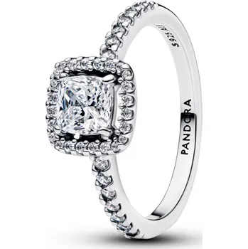 Prsten PANDORA Prsten Třpytivá čtvercová aureola 56