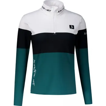 Dámská mikina Dámská funkční termo mikina premium ALTISPORT VOJ/ALW051TER03 BÍLOZELENÁ S