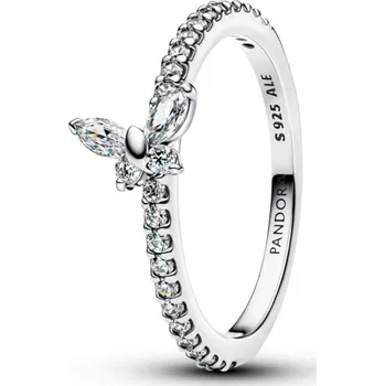 Šperk PANDORA Prsten Třpytivý motýl 58