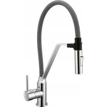 Vodovodní baterie Kuchyňská stojánková baterie Invena Magnetic šedá