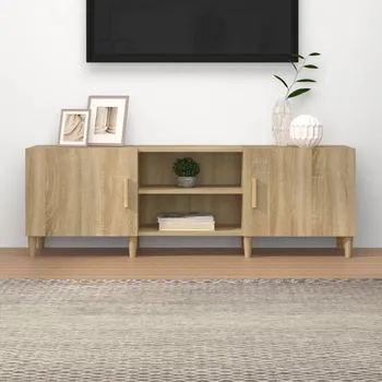 Televizní stolek vidaXL TV skříňka 150x30x50 cm kompozitní dřevo [812619] Barva: dub sonoma