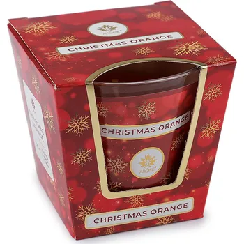 Svíčka Vonná svíčka ve skle 120 g Varianta: 29 (Christmas Orange) oranžová, Balení: 12 ks