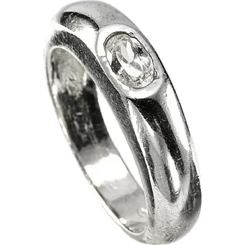 Prsten Stříbrný prsten s kamínkem zirkon 925/1000 (zásnubní 4)