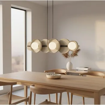 Lustr na lanku MODEL 6xG9/8W/230V béžová