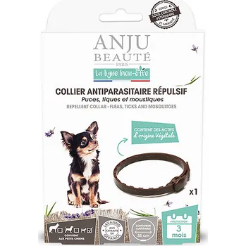 Antiparazitikum pro psa ANJU BEAUTÉ ANTIPARAZITNÍ OBOJEK PROTI KLÍŠŤATŮM PRO MALÉ PSY