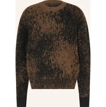 Pánský svetr Allsaints Pánský Svetr Storm, hnědá / tmavě hnědá, XL