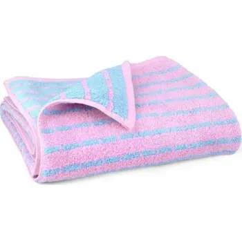 Modrá/růžová froté osuška s příměsí bambusu 70x140 cm Nuance – JUNA ID_1807896