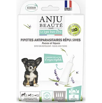 Antiparazitikum pro psa ANJU BEAUTÉ Antiparazitní spot on pipeta proti klíšťatům pro štěnata