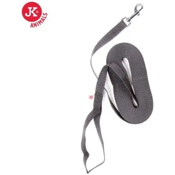 Vodítko pro psa Stopovací vodítko 2cm/10m černé JK Animals JK49024