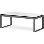 Konferenční stolek 121x61x45cm, slinutá keramika, mramor, AHG-284 WT