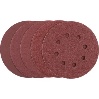 Brusný papír STANLEY STA32047-XJ Brusné papíry pro excentrickou brusku 125mm, P60, P80, 2x P120, P180 free_store_pickup