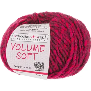 Příze Schoeller Stahl Volume soft 3 červená (Směsová příze Volume Soft rubin)