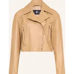 Luisa Cerano Dámská Kožená Bunda, velbloudí, 38