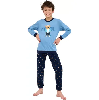 Chlapecké pyžamo Chlapecké pyžamo s medvídkem Cornette 593/182 Kids Cool 2 jeans velikost 110/116