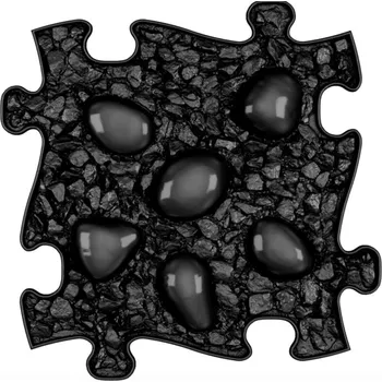 Muffik - ortopedická podlaha Dinosauří vejce měkké Černá