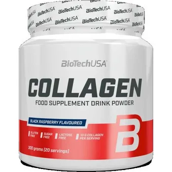 Fitness strava BioTech Collagen black raspberry 300 g