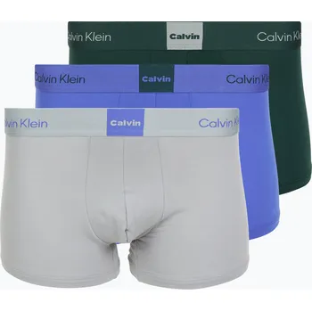 Boxerky Boxerky Calvin Klein LV00NB4476 Trunk 3 páry greatest grey/ponderosa pine/iridescent