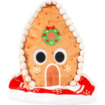 Hračka pro psa Farm Company plyšová hračka Vánoční sladkosti 15cm Varianta: Perníková chaloupka