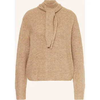 Dámský svetr Opus Dámský Svetr Parf S Odnímatelnou Kravatou, velbloudí, 40