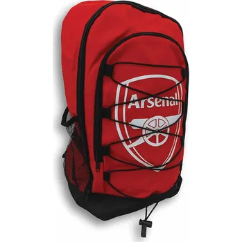 turistický batoh Arsenal FC Batoh Arsenal FC, červený, bungee šněrování, 2 kapsy