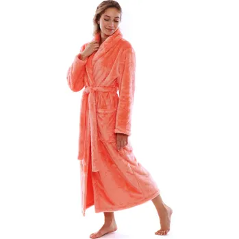 Dámské oblečení dámský župan Lilly extra XL Lososová
