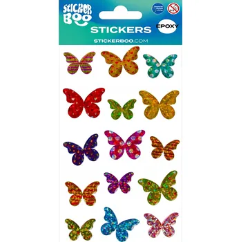 samolepka SAMOLEPKY samolepky STICKER BOO MOTÝLCI epoxy