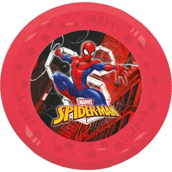Talíř Spider-Man World of Webs mikro prémiový plastový talíř, sada 4 ks, 21 cm