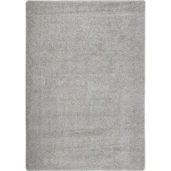Koberec Koberec ze 100% PP, 160 x 230 cm, světle šedý, výška vlasu 20 mm