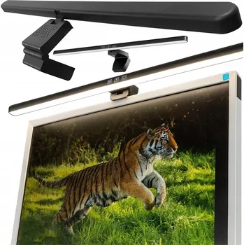 Lampička Stolní lampička Alogy Lampa na monitor černá, výkon až 5 W