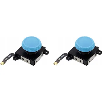 Herní konzole 2X MODRÝ ANALOGOVÝ OVLADAČ JOY-CON S HALLOVÝM EFEKTEM PRO NINTENDO SWITCH LITE OLED