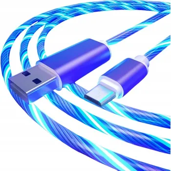 Datový kabel Kabel Best USB - USB typ C 1 m modrý