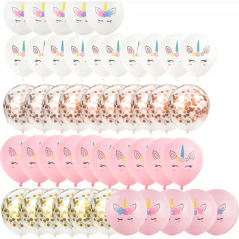 Balónek Balónky k Narozeninám Sada Balónků 45ks Latexové Balónky Dekorace Pastelové