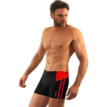 Pánské plavky Plavky pro muže Sesto senso BD 384 černé velikost L-50/52