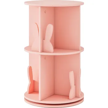 Knihovna Regál Costway 40 x 40 x 65 cm odstíny růžové