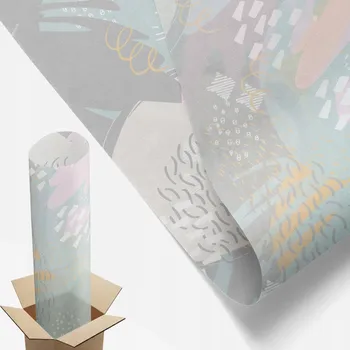 Obraz Mléčná Fólie S Potiskem 100 x 116 cm Abstraktní harmonie