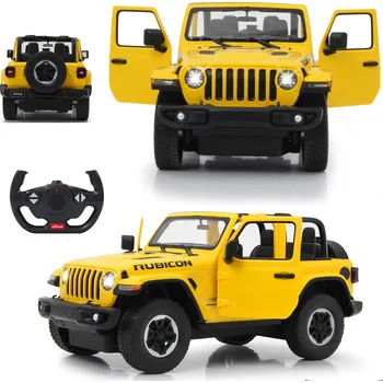 RC model auta Lebula Auto rc pilot velký jeep wrangler rs v měřítku 1:14 žlutá