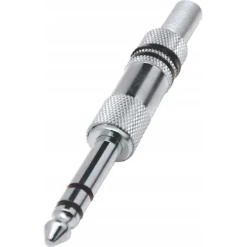 Konektor JACK6,3mm stereo KOVO SK3M