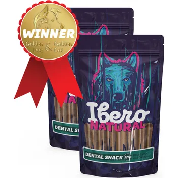 Pamlsek pro psa Ibero Dental Snacks Jehněčí/Kolagen - 2x S/M(20ks)