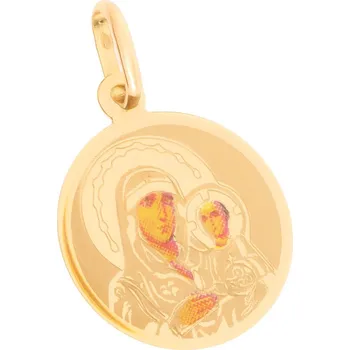 Přívěsek Argento 8A136 Zlatý přívěsek - Madonka