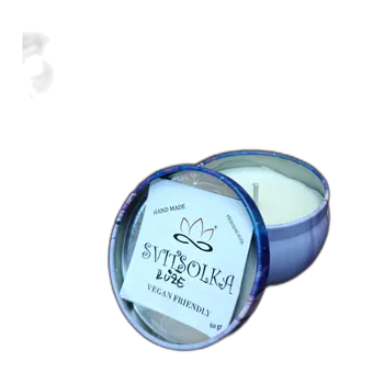 Svíčka Svitsolka Růže – ručně vyráběná svíčka v plechové dóze - Vůně...